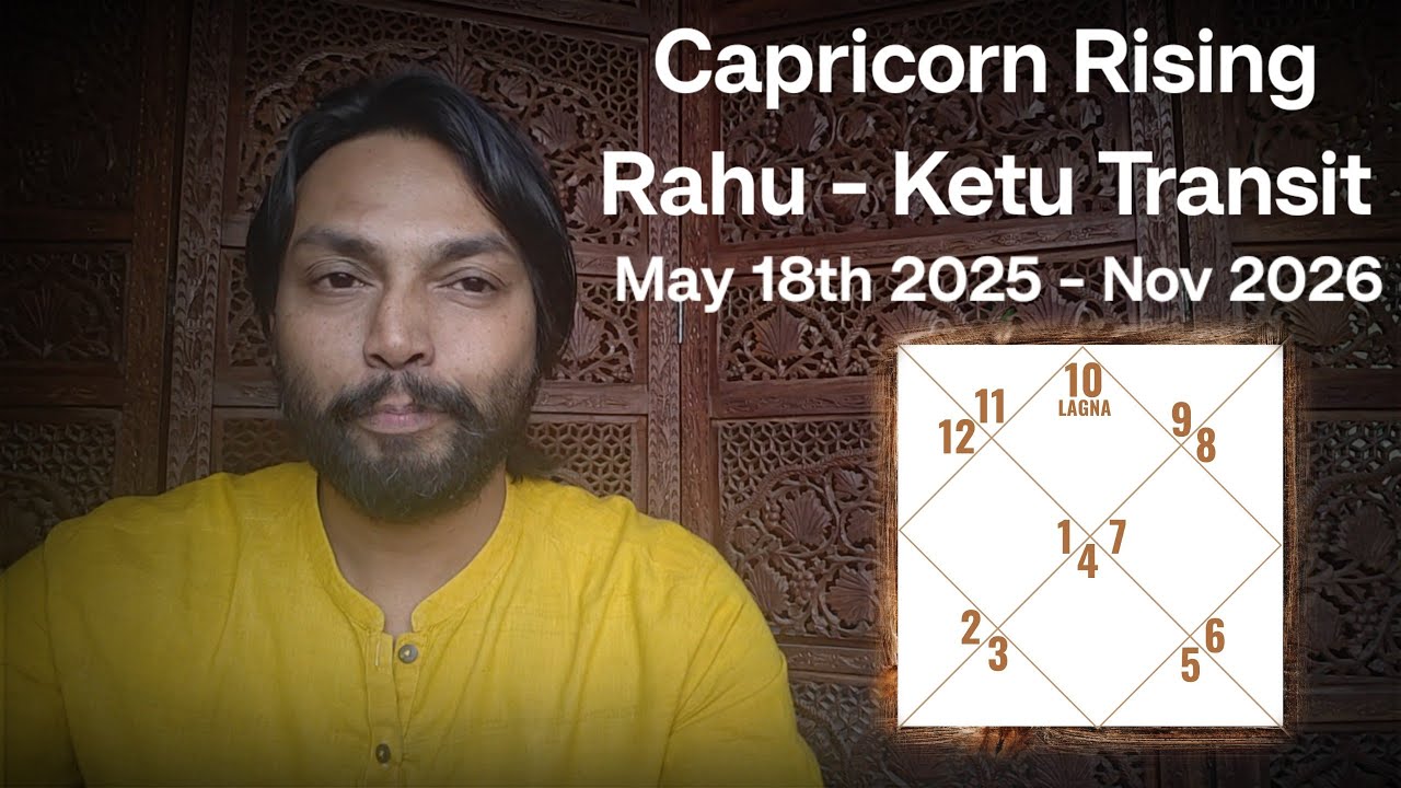 Capricorn Ascendant - Rahu Transit in Aquarius May 2025 / Career / Wealth / Relationship / Health