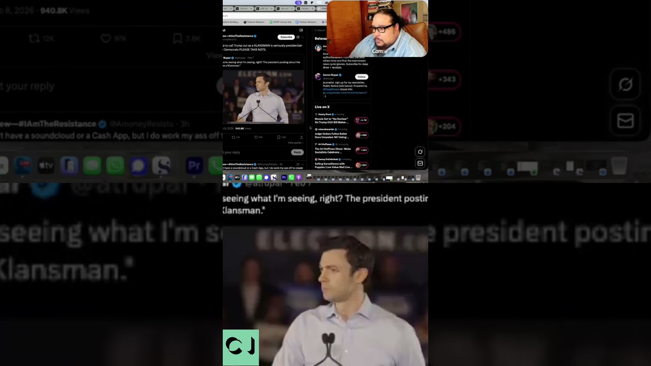 Jon Ossoff Calls Out Trump's Racist Obamas Post #shorts