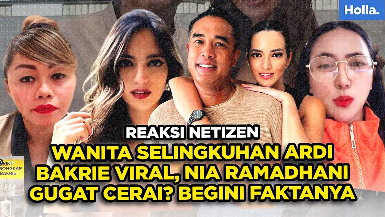REAKSI NETIZEN WANITA SELINGKUHAN ARDI BAKRIE VIRAL, NIA RAMADHANI GUGAT CERAI? BEGINI FAKTANYA
