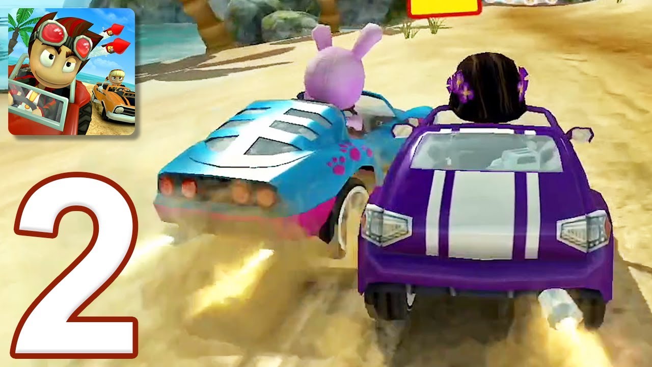 Beach Buggy Racing - Gameplay Walkthrough Part 2 - Coconut Cup (iOS, Android)