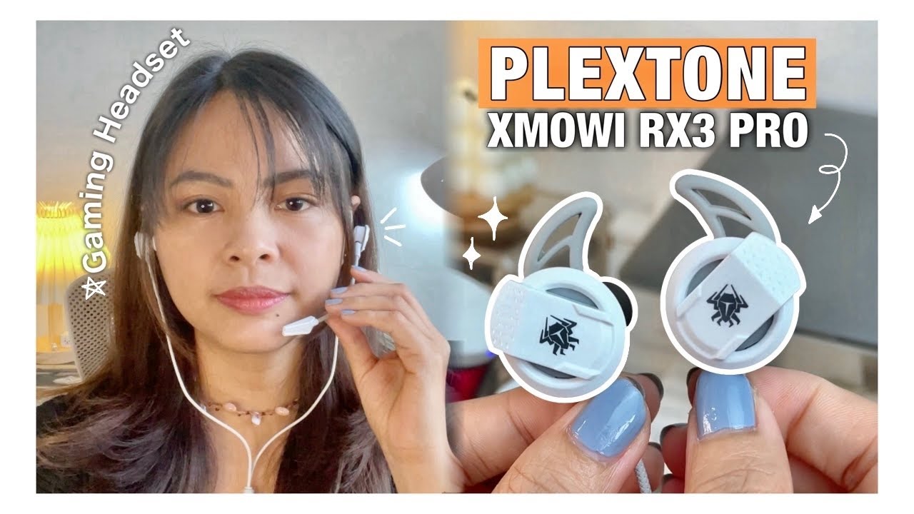 Распаковка и тестирование игровой гарнитуры PLEXTONE XMOWI RX3 Pro (короткое видео) ❤︎ Эмми Лу