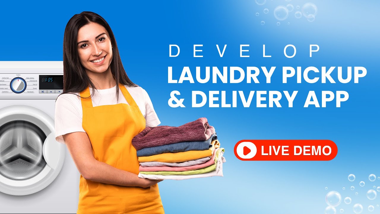 Build A Laundry Pickup & Delivery App 🧺 | Laundry App Development | Live DEMO