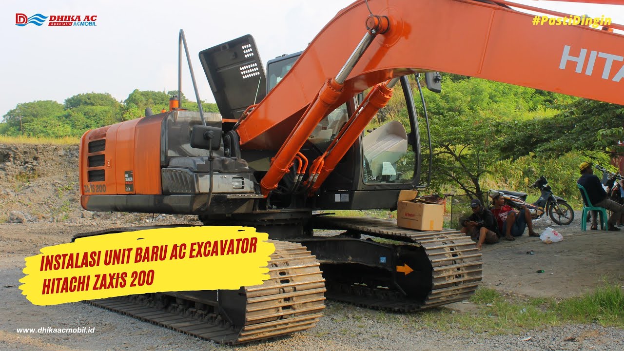 PASANG AC DENSO EXCAVATOR HITACHI ZAXIS 200