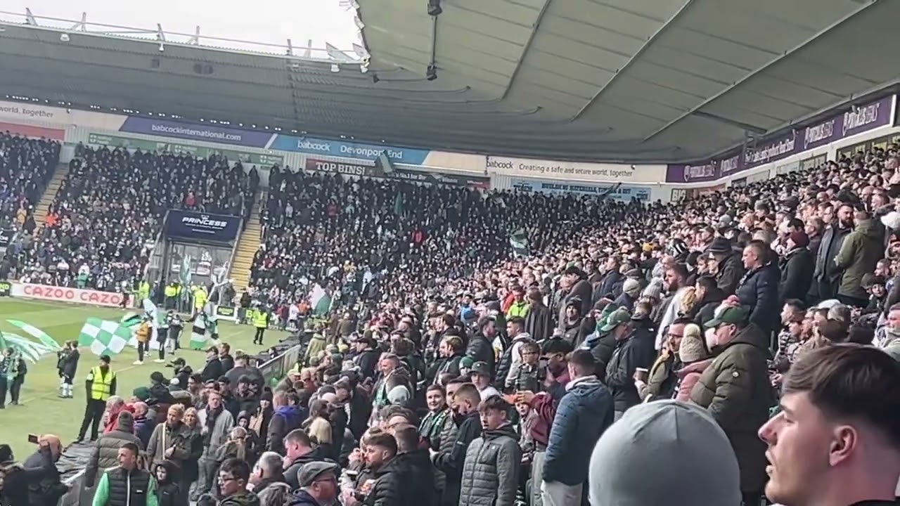 Plymouth Argyle V Charlton Athletic 4/3/2023 Janners !!