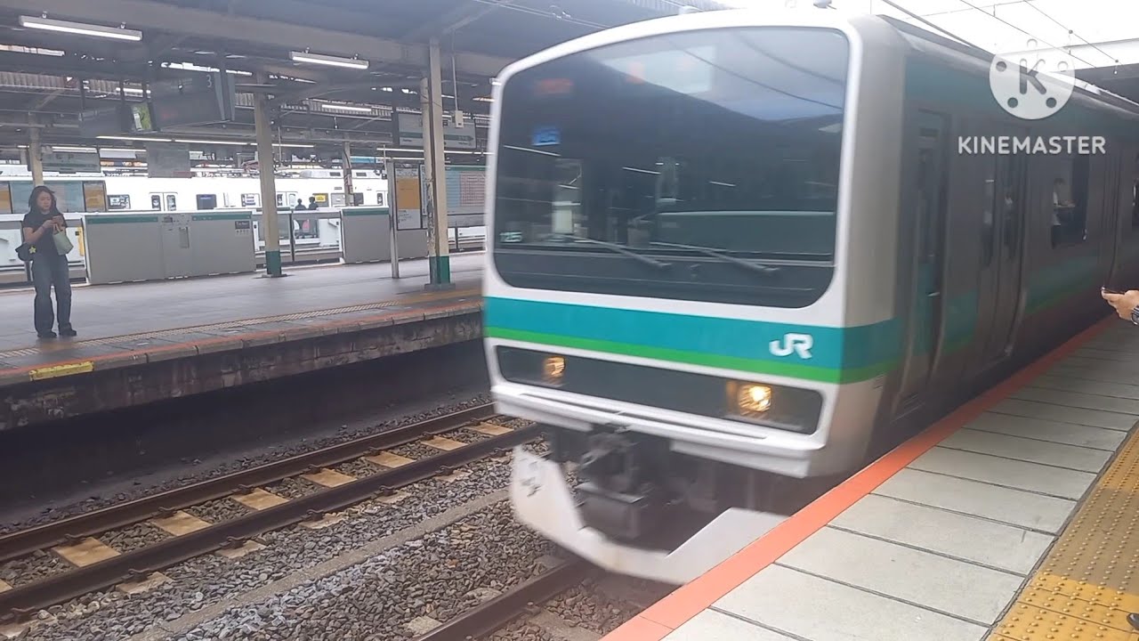 【発車メロディー変更・K423編成登場】常磐線松戸駅で発着シーンを撮影
