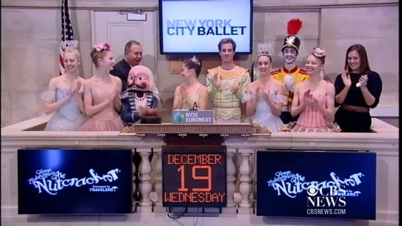 Nutcracker cast rings Wall Street opening bell