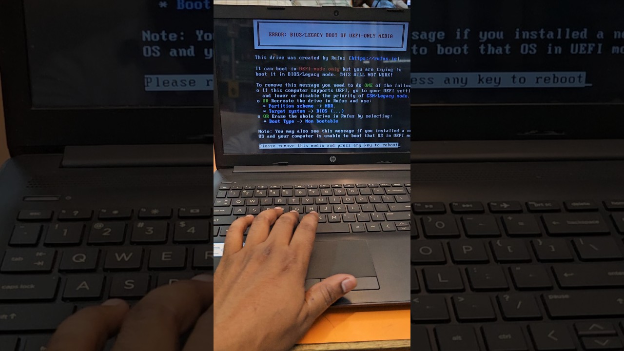 Legacy boot Convert UEFI 😍 UEFI Convert to Legacy #computer #laptop #laptoprepair #hp #dell #lenovo