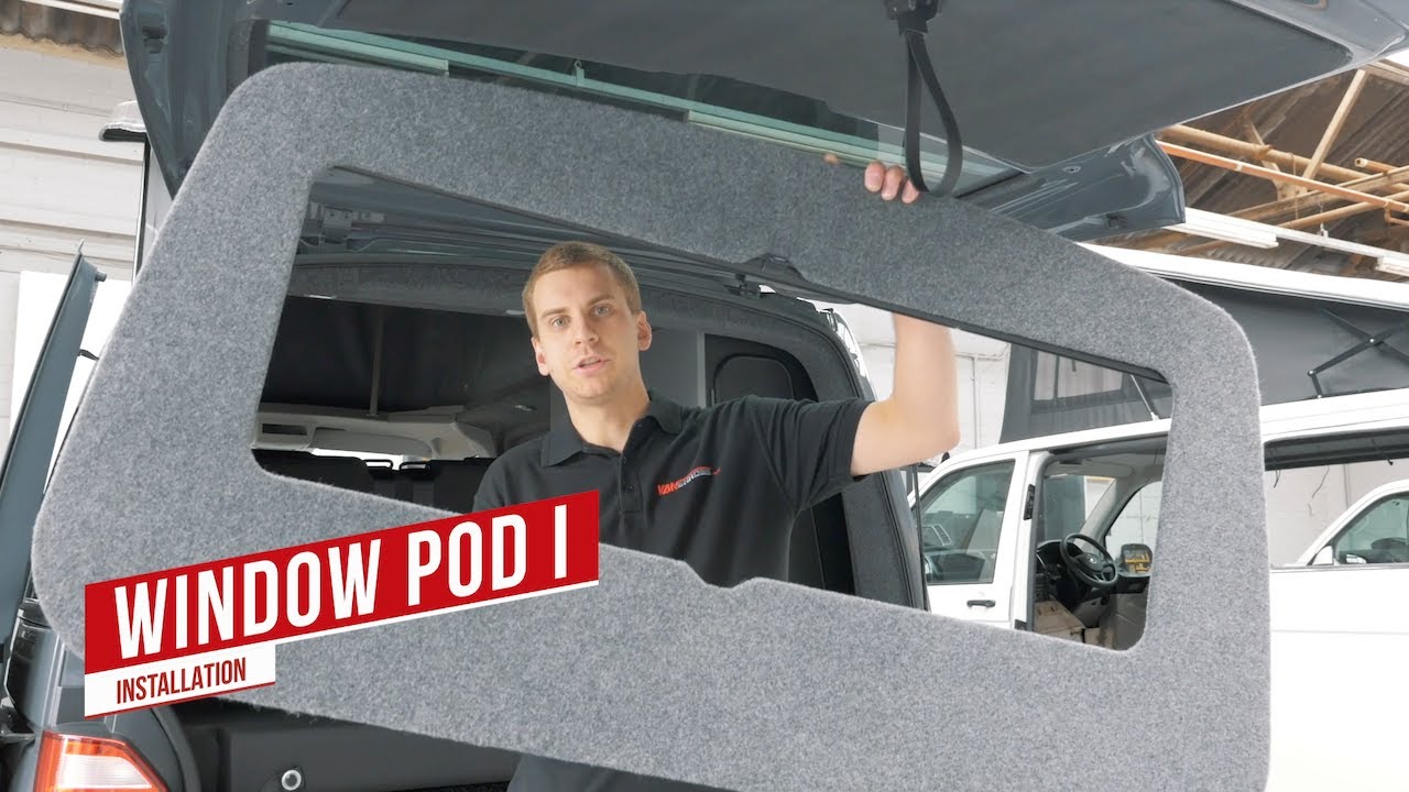 Vanshades Window Pods&reg; 2.0 'Pod I' Tailgate Blind Installation