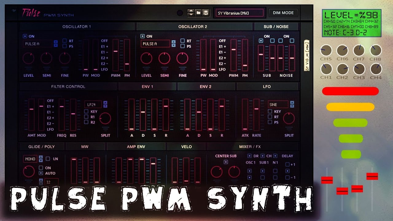 Pulse PWM Synth by Skrock Music #Reason9.5