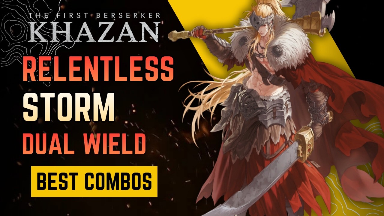 THE EASIEST DUAL WIELD BUILD IN THE FIRST BERSERKER KHAZAN | DUAL WIELD BUILD GUIDE