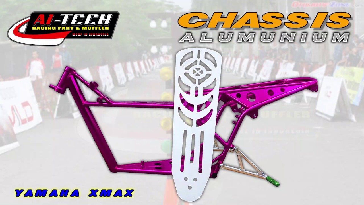 Frame Rangka Chassis Alumunium Almu Dragbike Yamaha Xmax 250 FFA