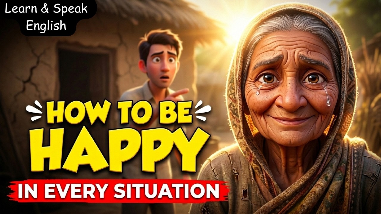 how to stay happy in every situation | English story to learn | English story with subtitles