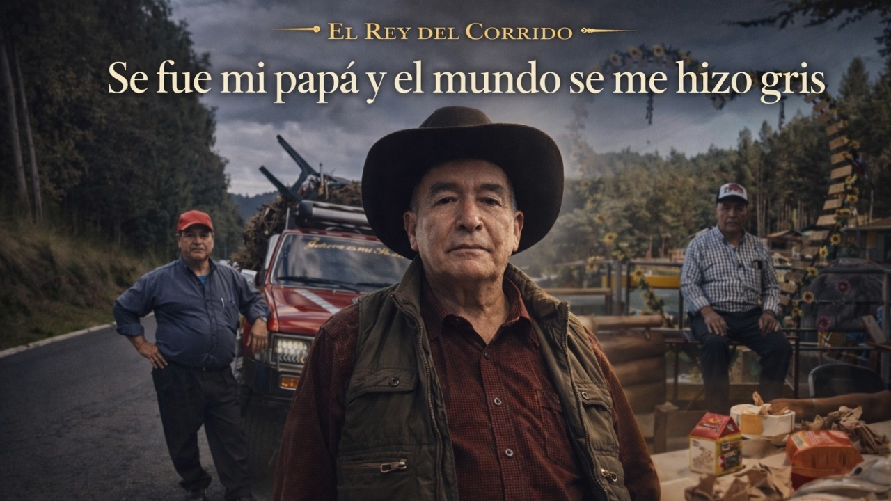 Se fue mi papá y el mundo se me hizo gris - El Rey del Corrido
