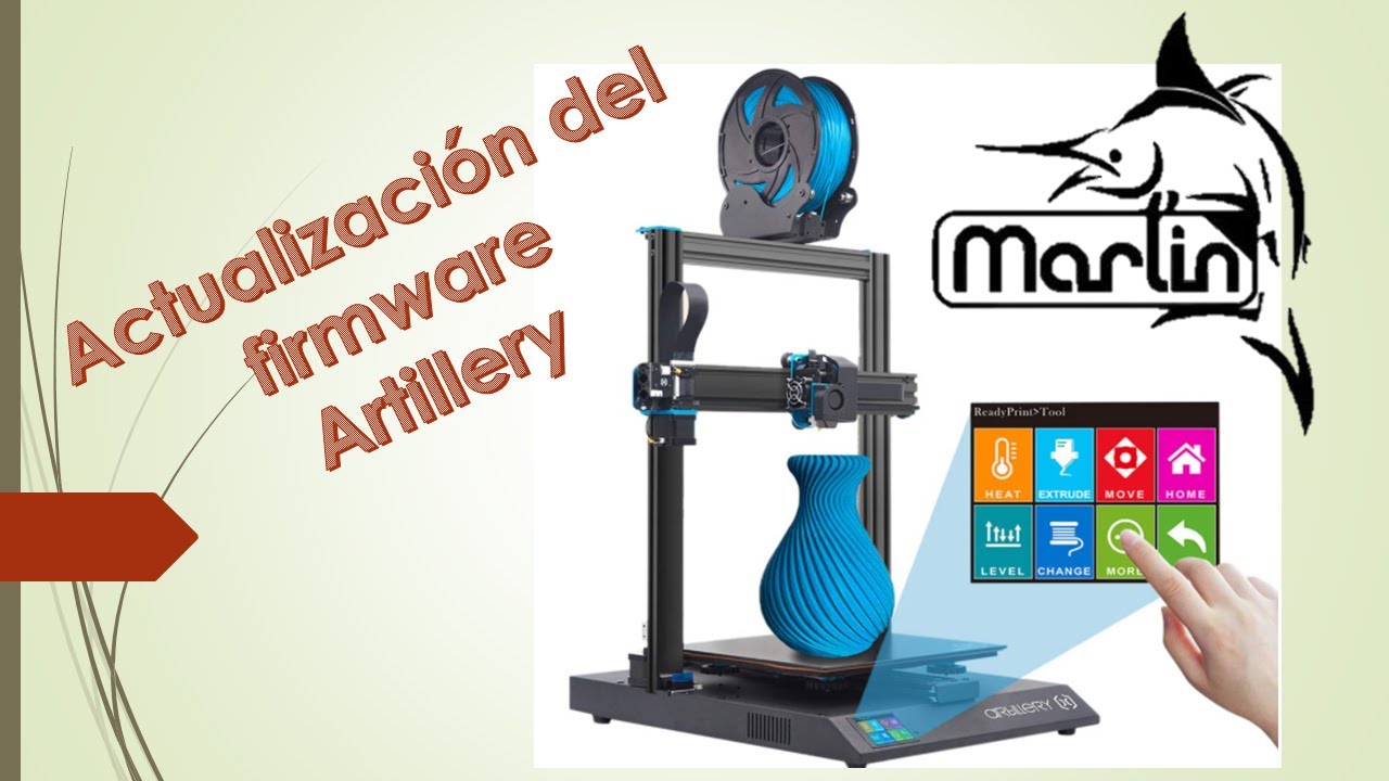 Actualizar firmware y TFT Artillery x1 (Mejoras)