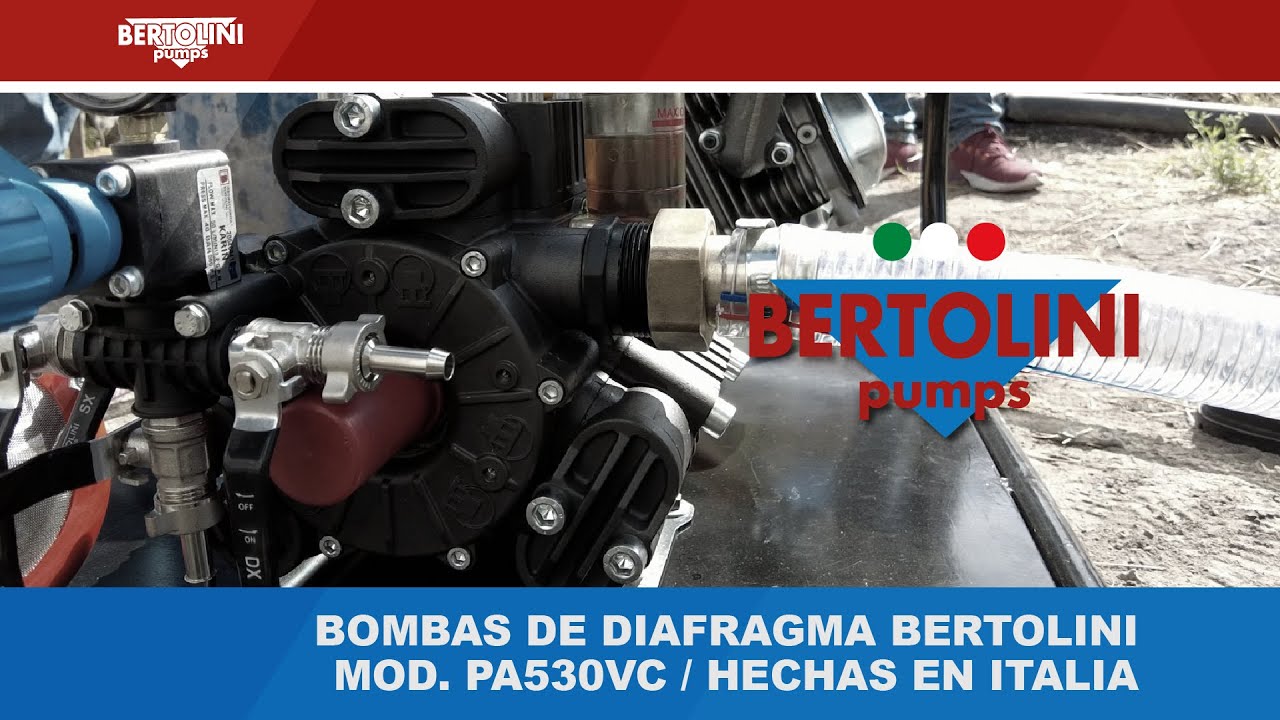 BOMBAS DE DIAFRAGMA BERTOLINI - PA 530 VC