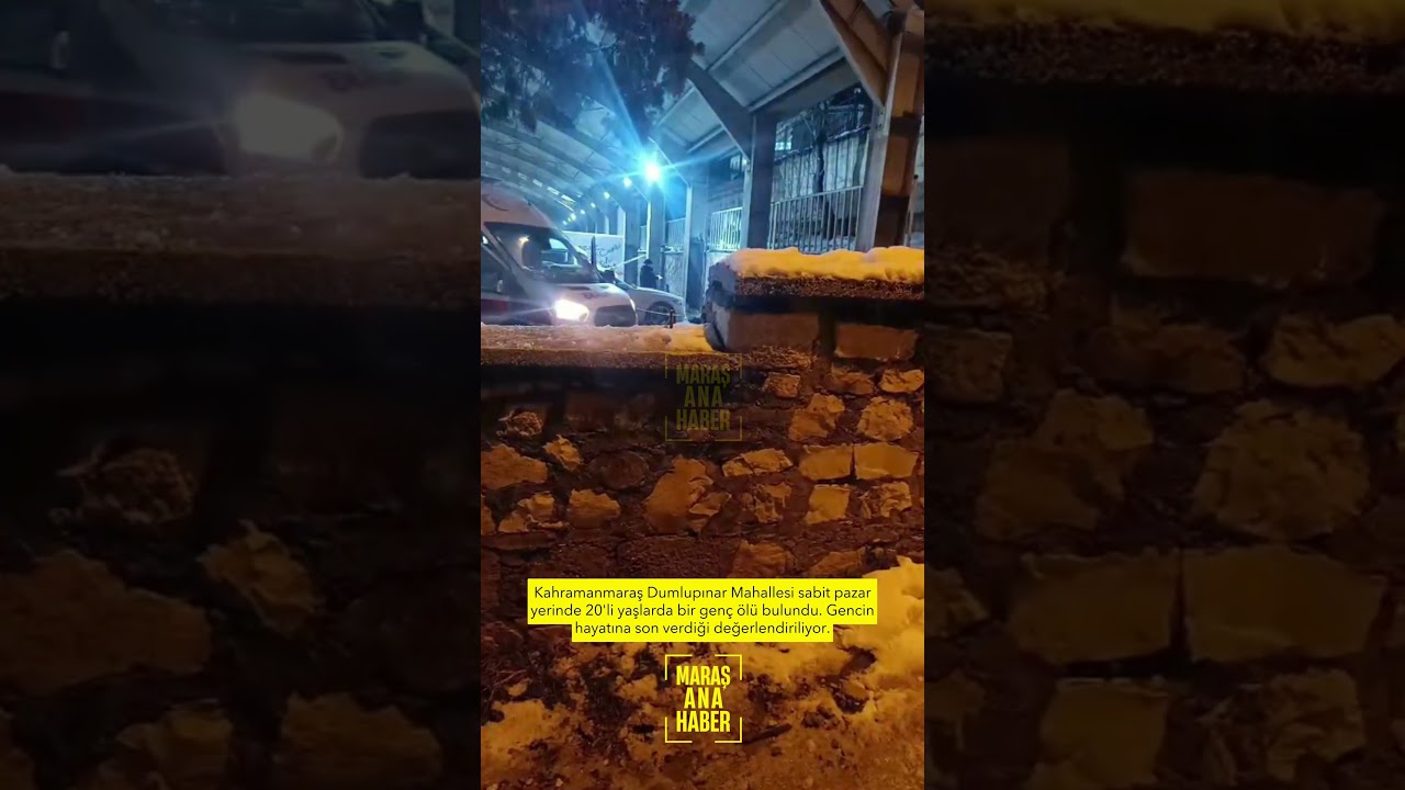 Kahramanmaraş&rsquo;ta kahreden olay!