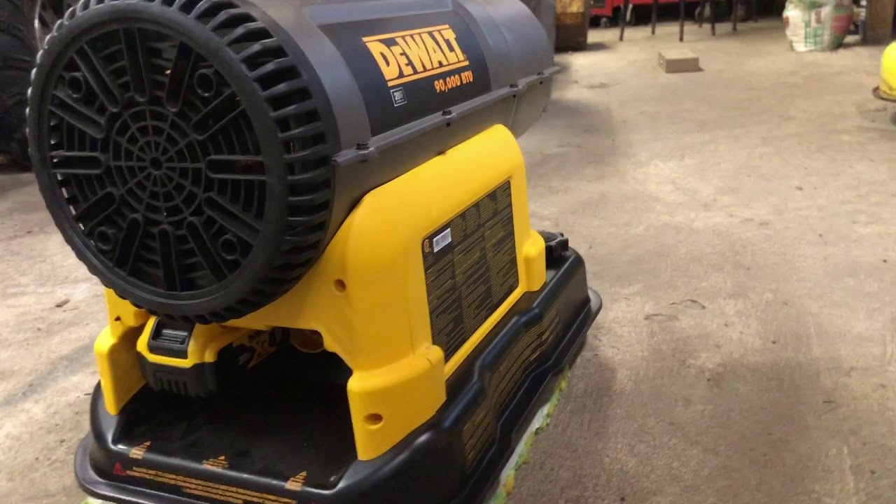 Dewalt 20 volt Multi Fuel Heater DXH90CAK 2-2