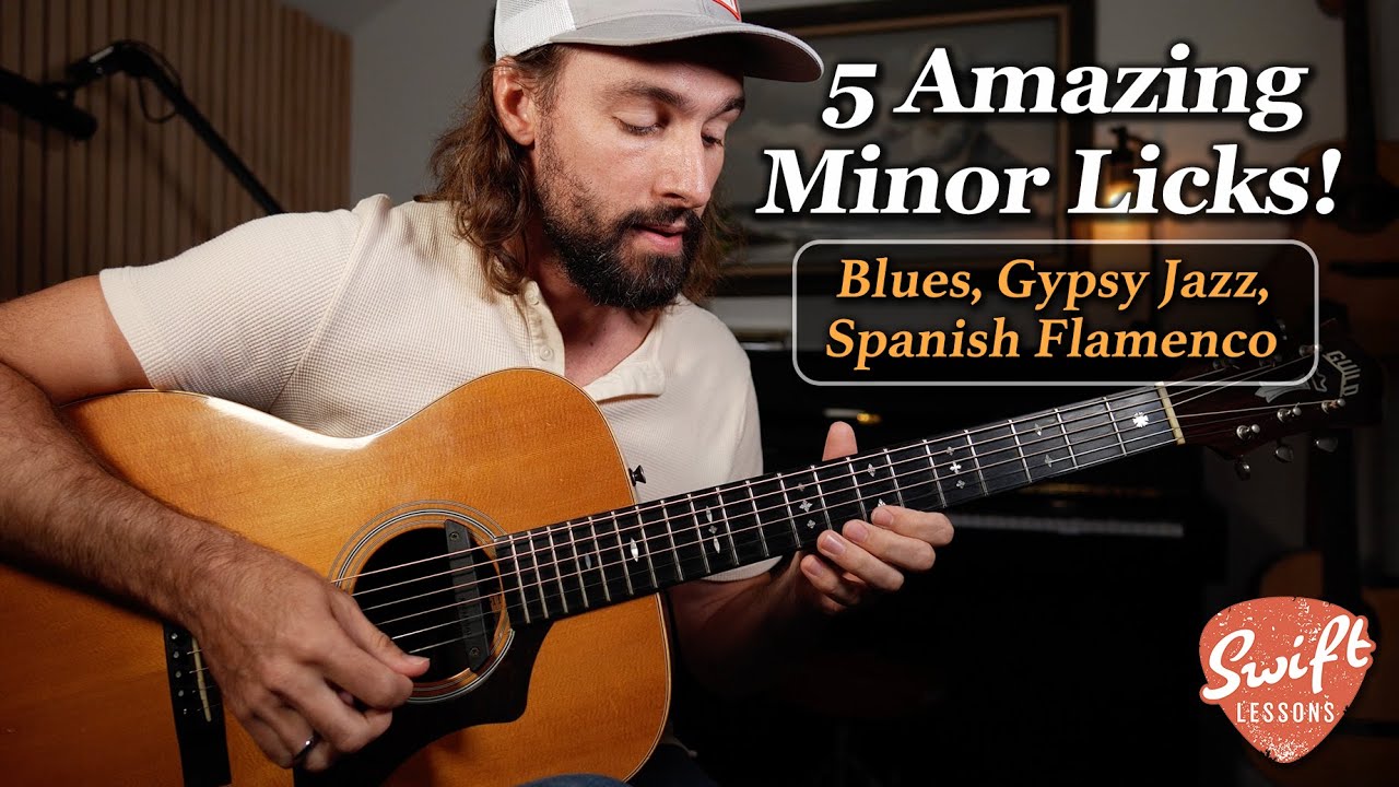 5 потрясающих минорных гитарных фраз — блюз, цыганский джаз, фламенко!