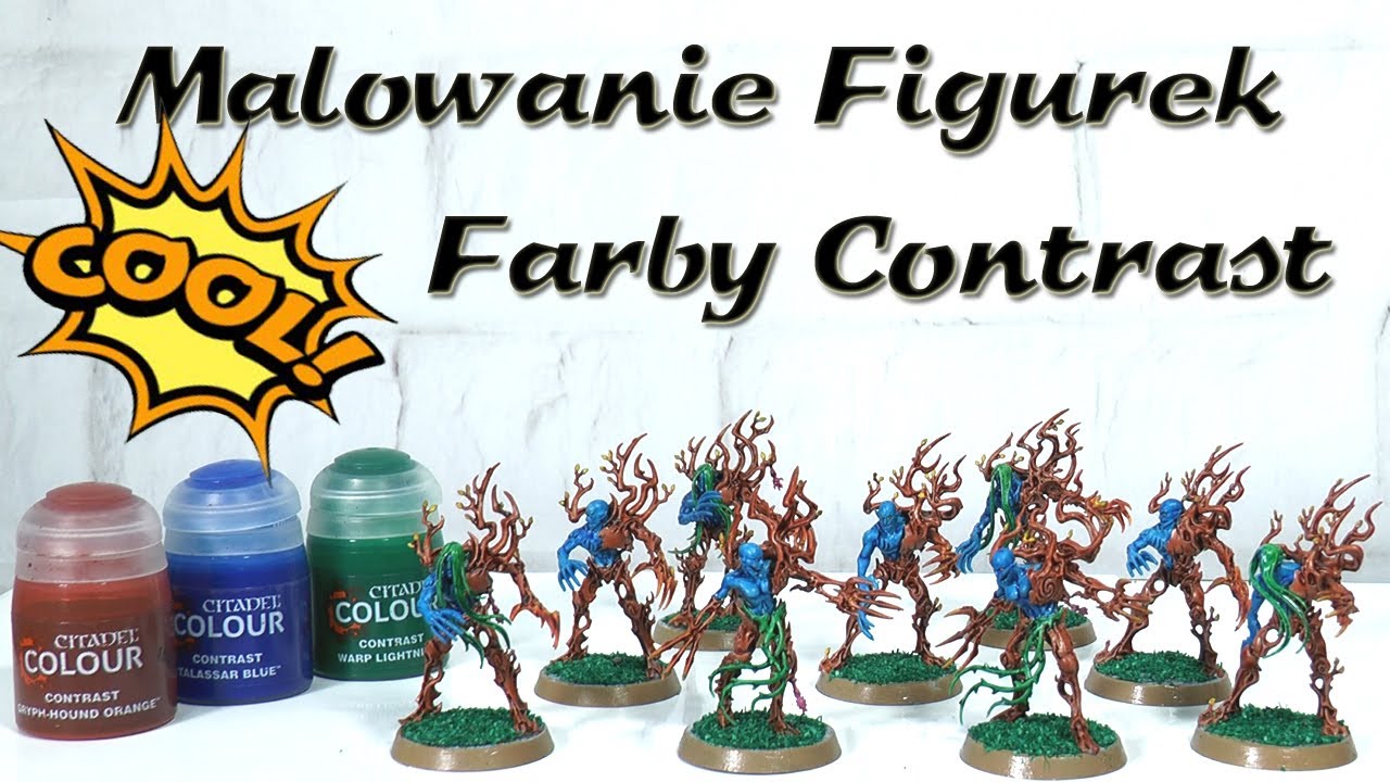 Malowanie  figurek * Farby Contrast idealne dla początkujących i nie tylko * Aos Sylvaneth