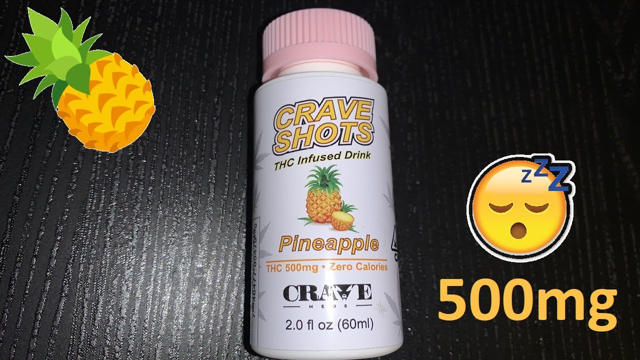 Crave Meds - Crave Shots - THC Infused drink - Pineapple