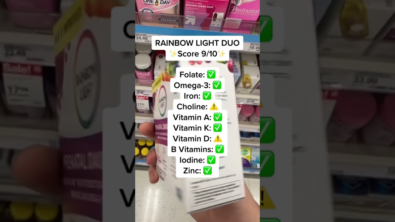 Comparing the best prenatal vitamins at target! 