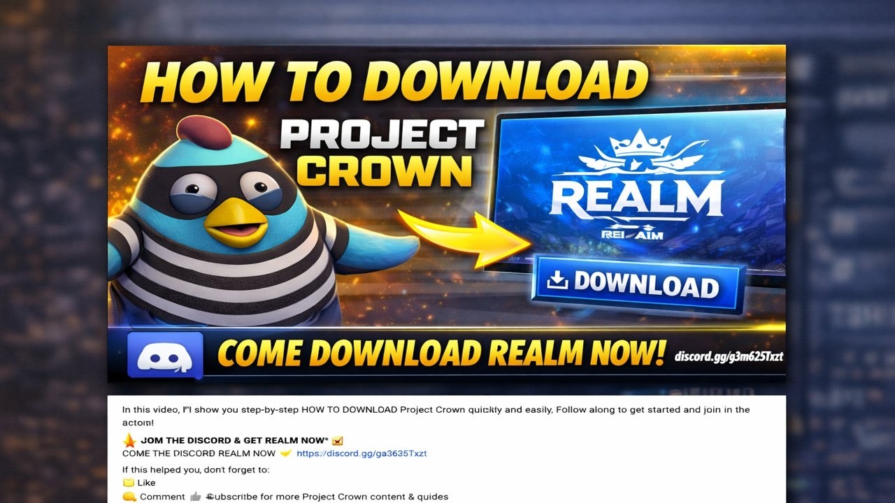 How To Download Project Crown (Full Guide 2026)