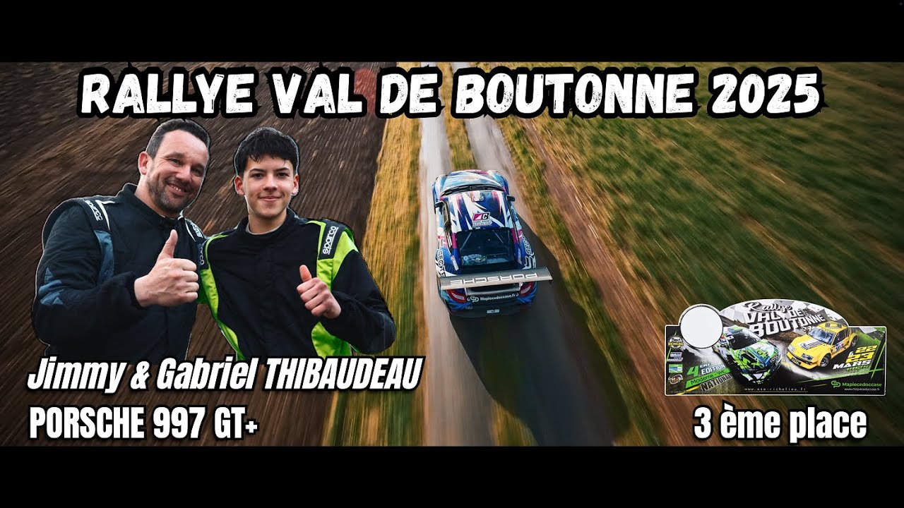 #aftermovie Thibaudeau Rallye Val de Boutonne 2025 Porsche 997 GT+ #clip
