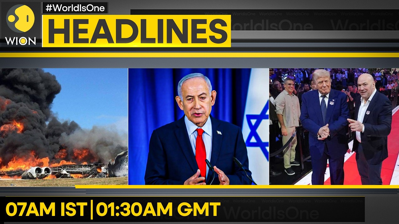 Netanyahu: War Averted Nuclear Threat | 8 Killed In B-52 Bomber Crash | WION Headlines
