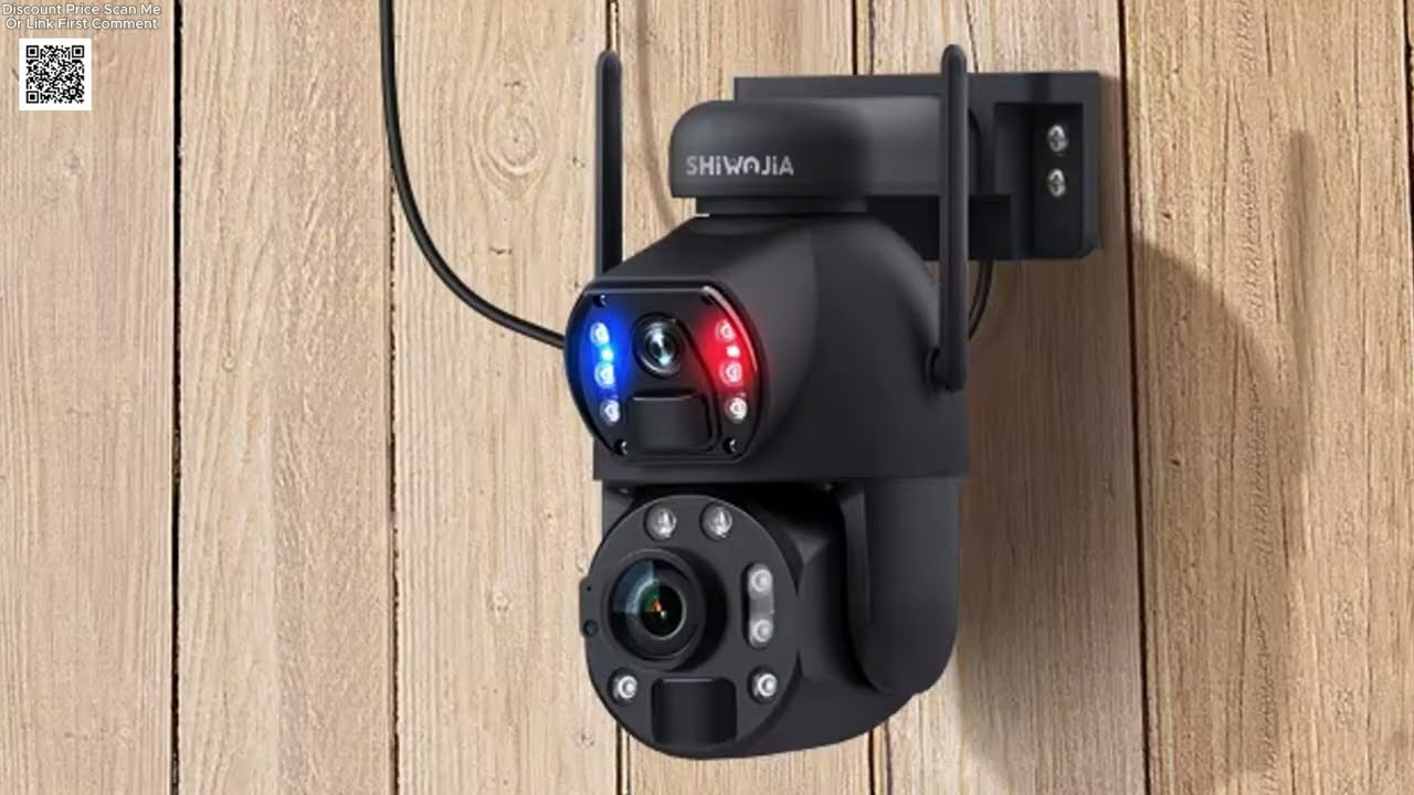 Ultimate Outdoor CCTV? SHIWOJIA 12MP 4G Solar Camera with PTZ & Night Vision