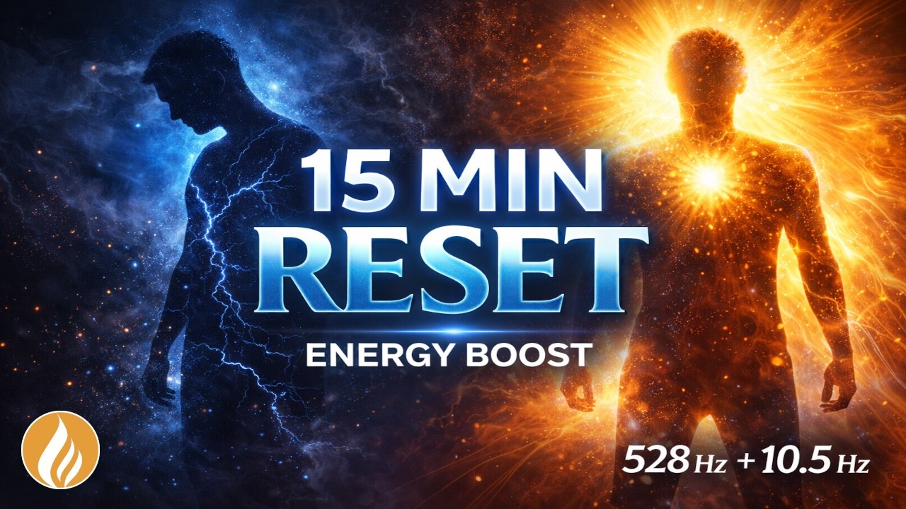 Listen for 15 Minutes &ndash; Full Body Energy Reset (528Hz + 10.5Hz)