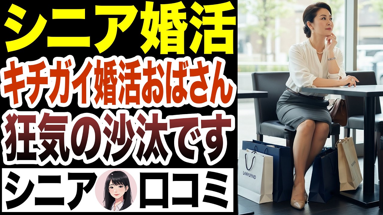 【シニア婚活】狂気のガチキチ婚活おばさんがやばい　口コミ15選【シニア恋愛　事故物件BBA】