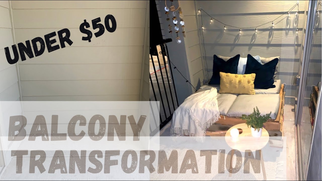 DIY Apartment Balcony Transformation| Budget-Friendly UNDER $50