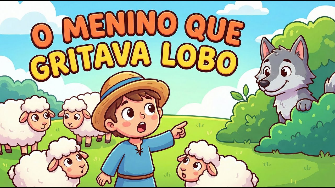 O Menino que Gritava Lobo 🐺 | História Cantada Infantil | Moral e Valores