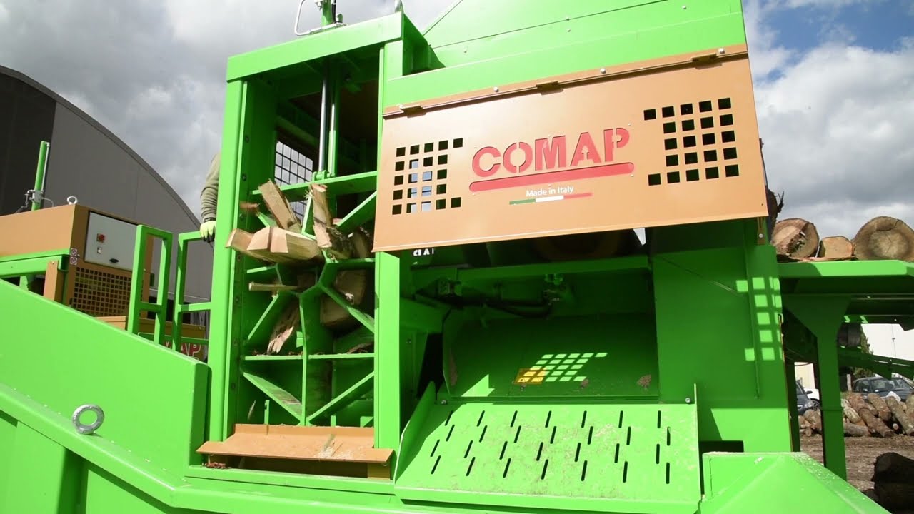 Linie de taire si despicare lemn de foc COMAP SD 120 TR