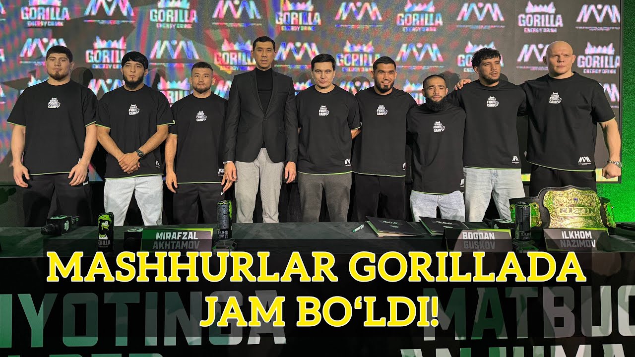 Bogdan Guskov, Ilxom Nazimov, Xotambek Boynazarov, Furqatbek Yoqubov... Mashhurlar Gorillada!