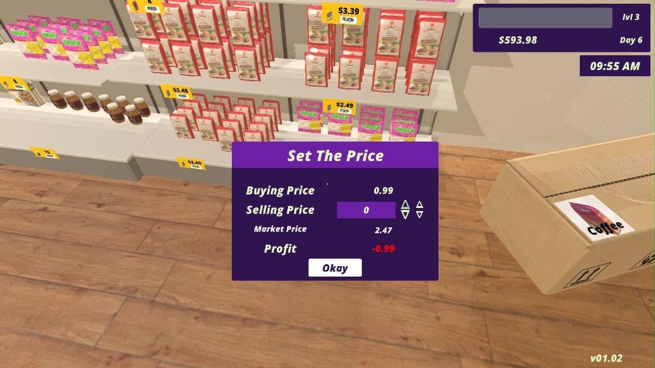 Supermarket Simulator Manager
