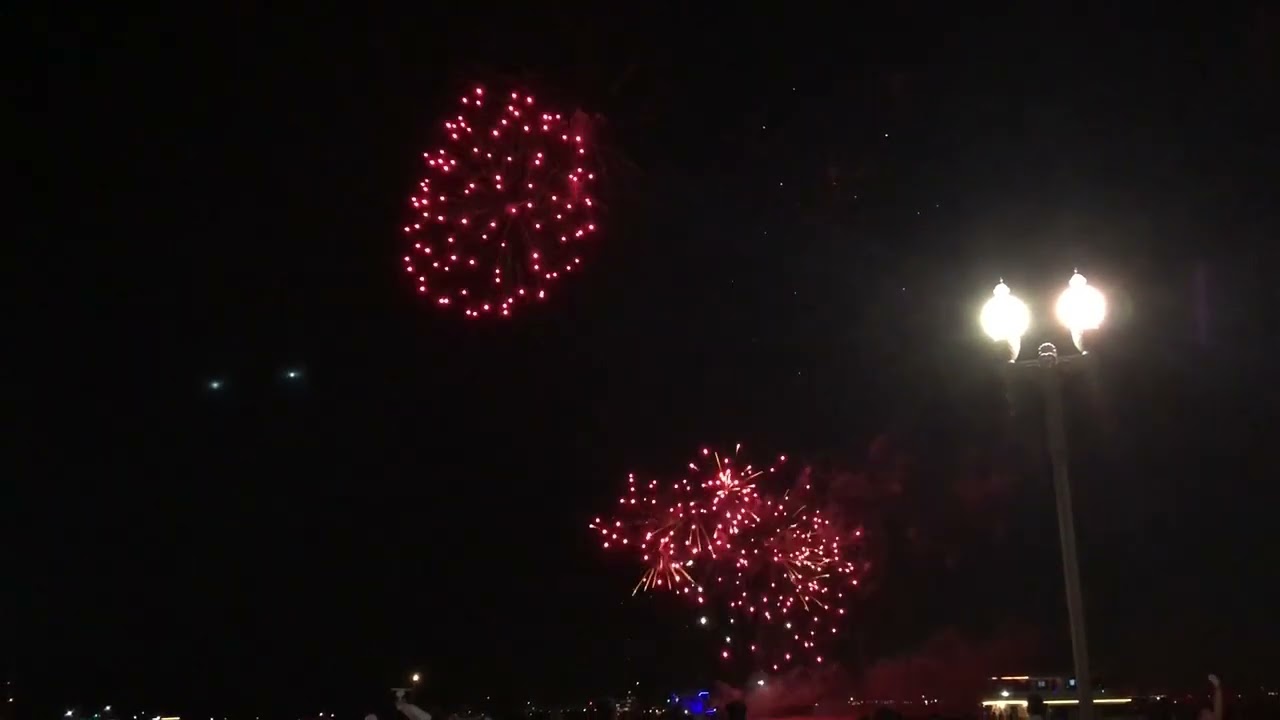 Navy Pier Fireworks shot from Navy Pier (08.27.2022)
