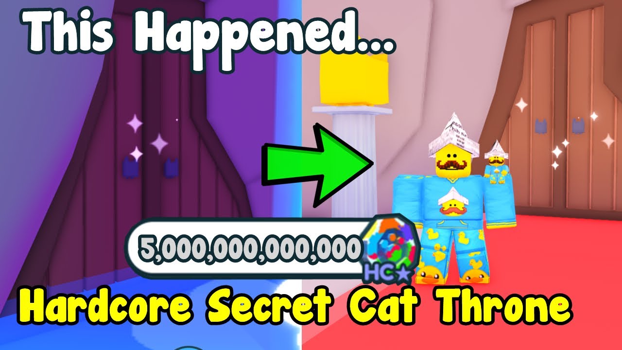 I Unlocked Hardcore Secret Cat Area And This Happened! - Pet Simulator X Roblox