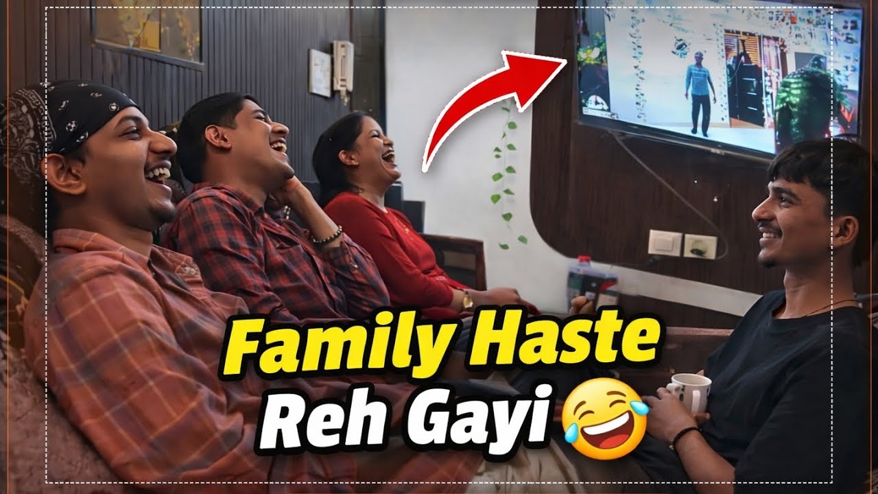 TV Par Mera Vlog Dekh Kar Family Ki Hasi Nahi Ruki 😂 | Daily Vlog