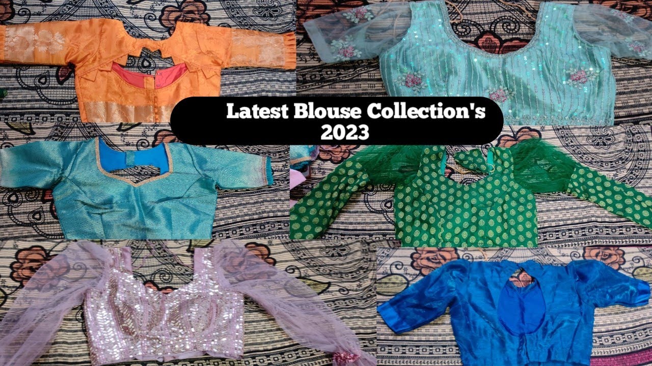 My  Blouse Collection ✨|| Blouse Collection 2023|| trending blouse designs||AnjaliSinghvlogs2611