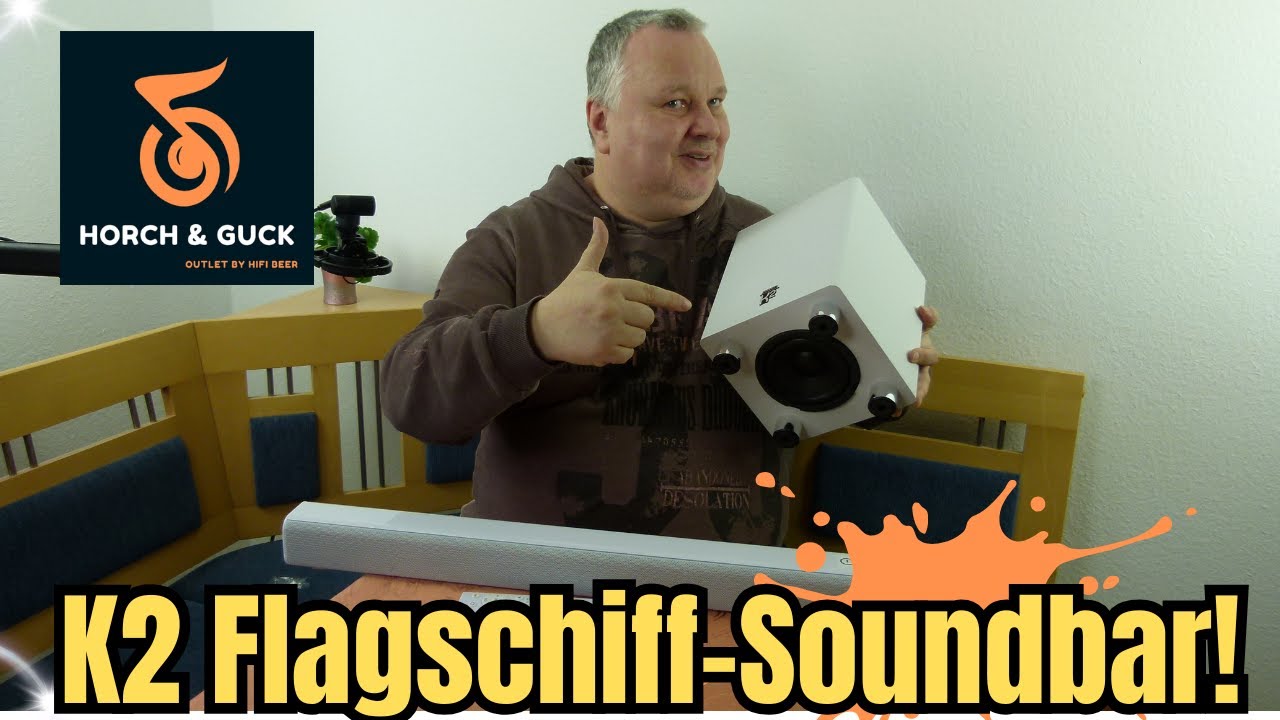 Majority K2 Soundbar 🔊 &ndash; kabelloses Flaggschiff mit Subwoofer zum Outlet-Preis 💰 bei Horch & Guck ✅