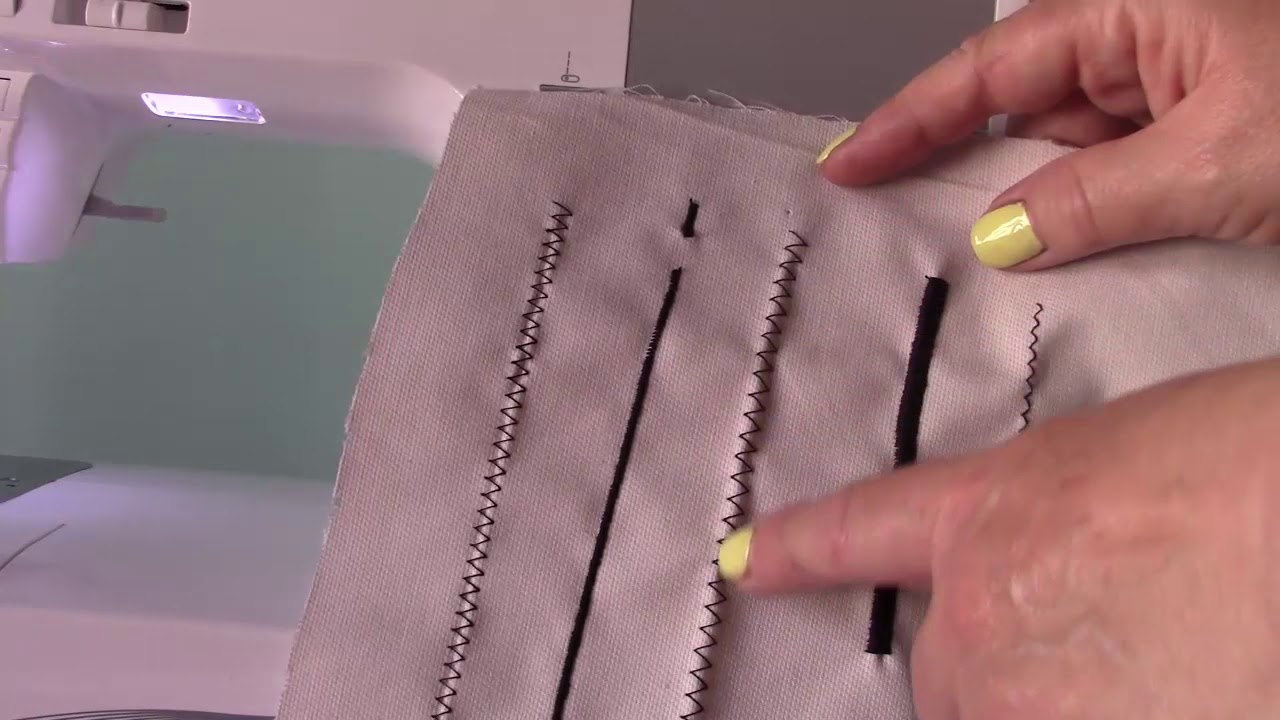 Singer Quantum 9960: Puntada zigzag