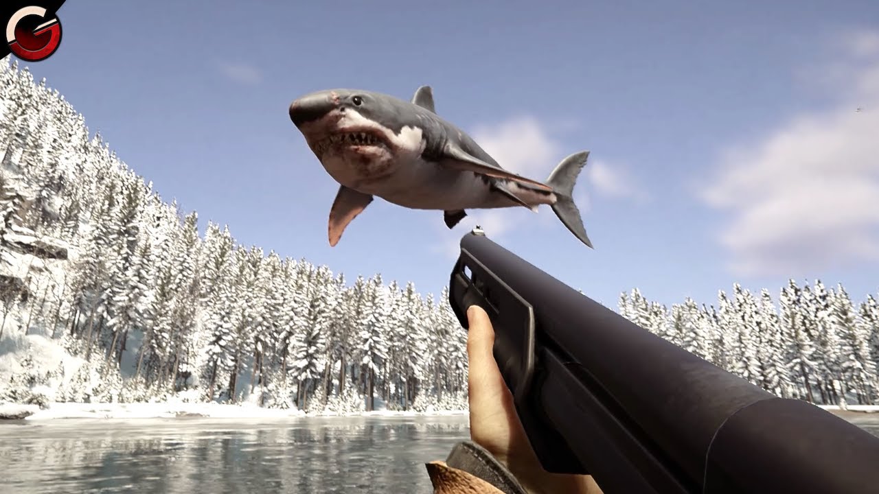 SCARY FLYING SHARK! Hunting a Giant Shark | Sons Of The Forest Gameplay