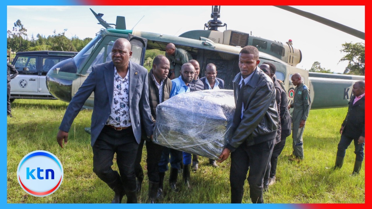 Miili ya wahanga wa ajali ya helikopta yawasili Emurua Dikirr pamoja na ya mbunge Johana Ng’eno