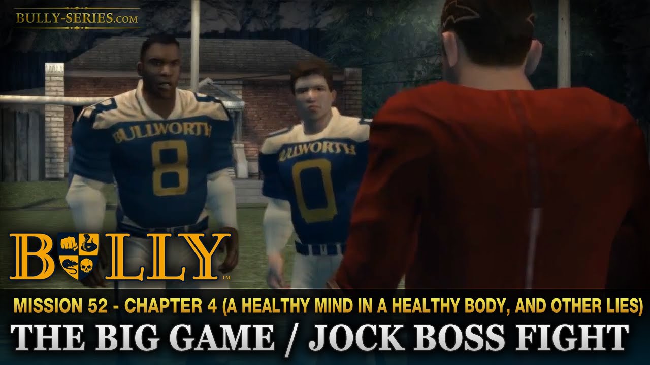 The Big Game / Jock Boss Fight - Mission #52 - Bully: Scholarship Edition