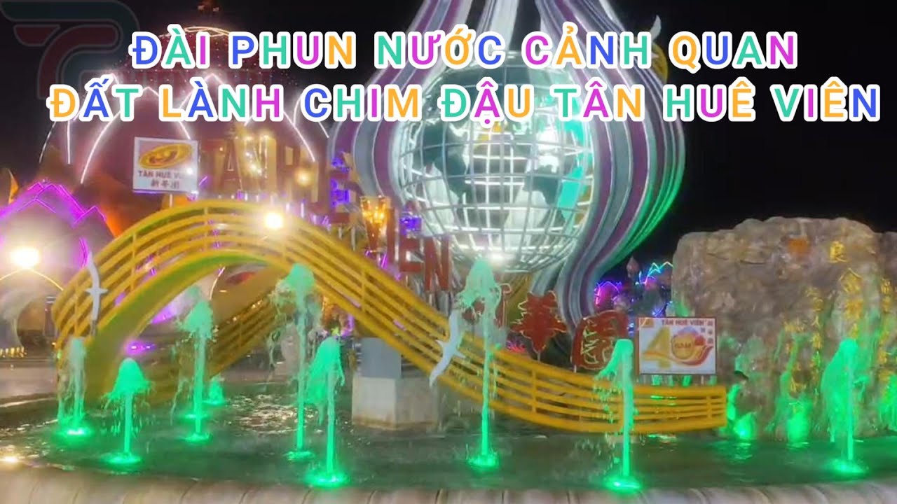 Đài Phun Nước Đất Lành Chim Đậu | Liên Hoa Bảo Tháp – Tân Huê Viên Sóc Trăng