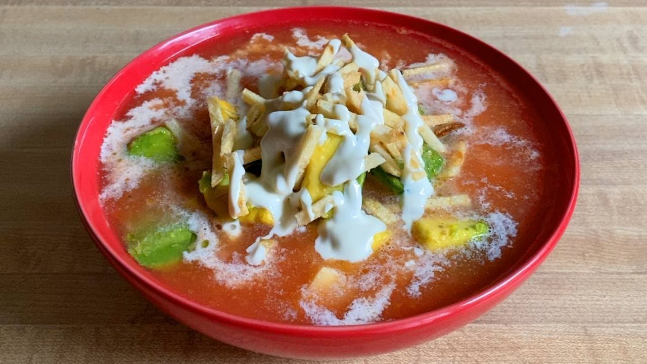 Sopa Mexicana de Tomate | El de las trufas
