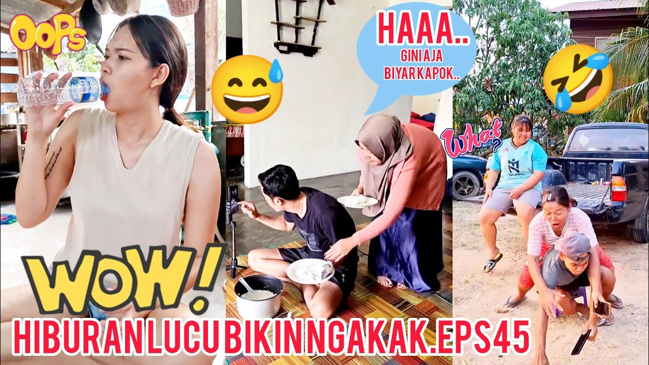 hiburan lucu episode.45🔴gagal fokus gara -gara botol..😂⁉️bisa masuk gak bisa keluar