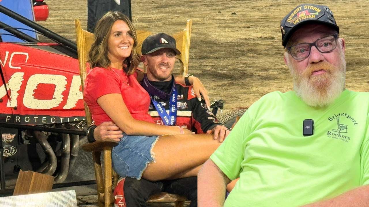 “Momma Rock Me” KTJ Rocks Indiana Sprint Week in American-Made Rocking Chair