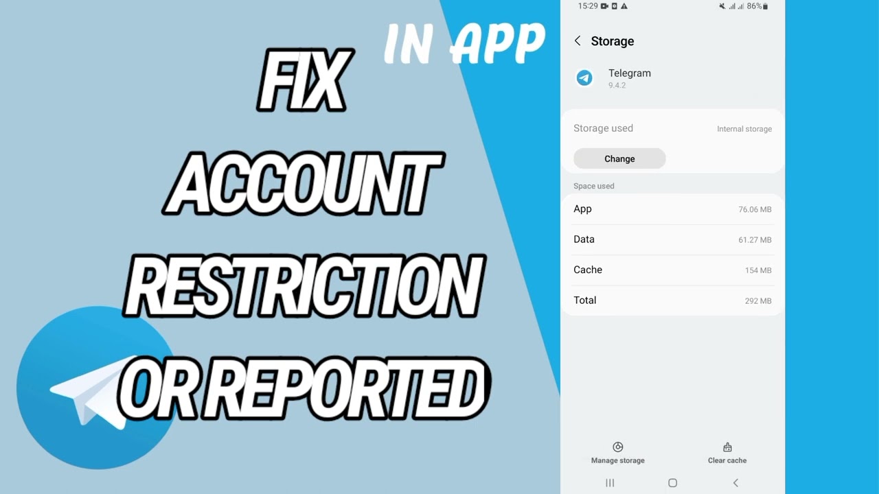 How To Fix And Solve Account Restriction Or Reported On Telegram App